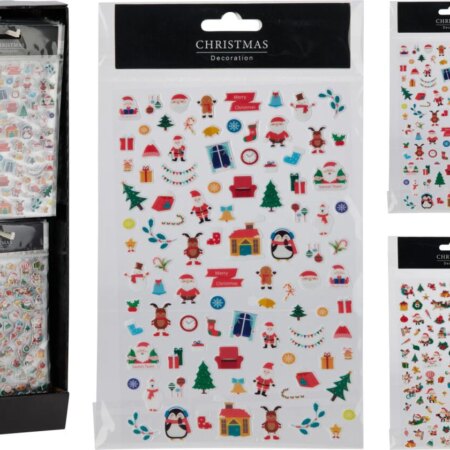 Stickers 3d Klein Kerst |