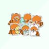 Stickerset - April Pandas (LIMITED!) | CutieSquad