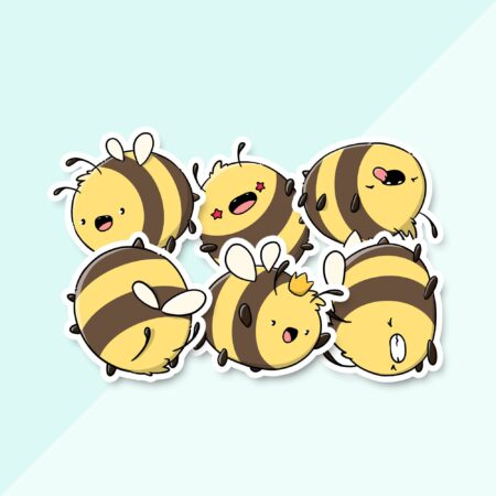 Stickerset - Bees spring (LIMITED!) | CutieSquad