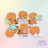 Stickerset Booklovers II - CutieSquad | CutieSquad