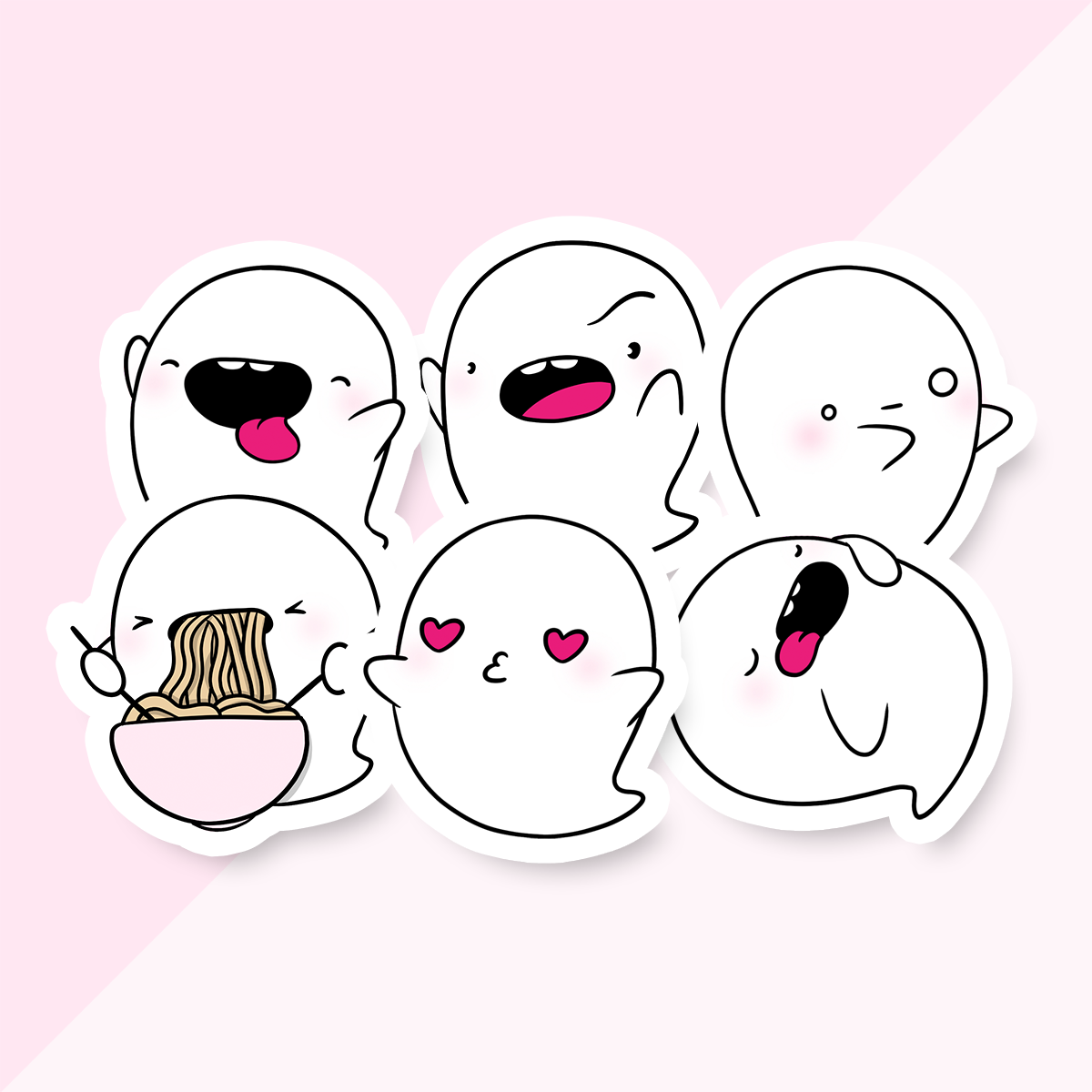 Stickerset - CuteStuff Ghost Yuki | CutieSquad