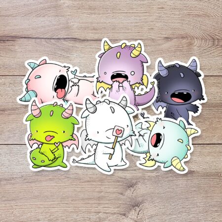 Stickerset - Dragons | CutieSquad