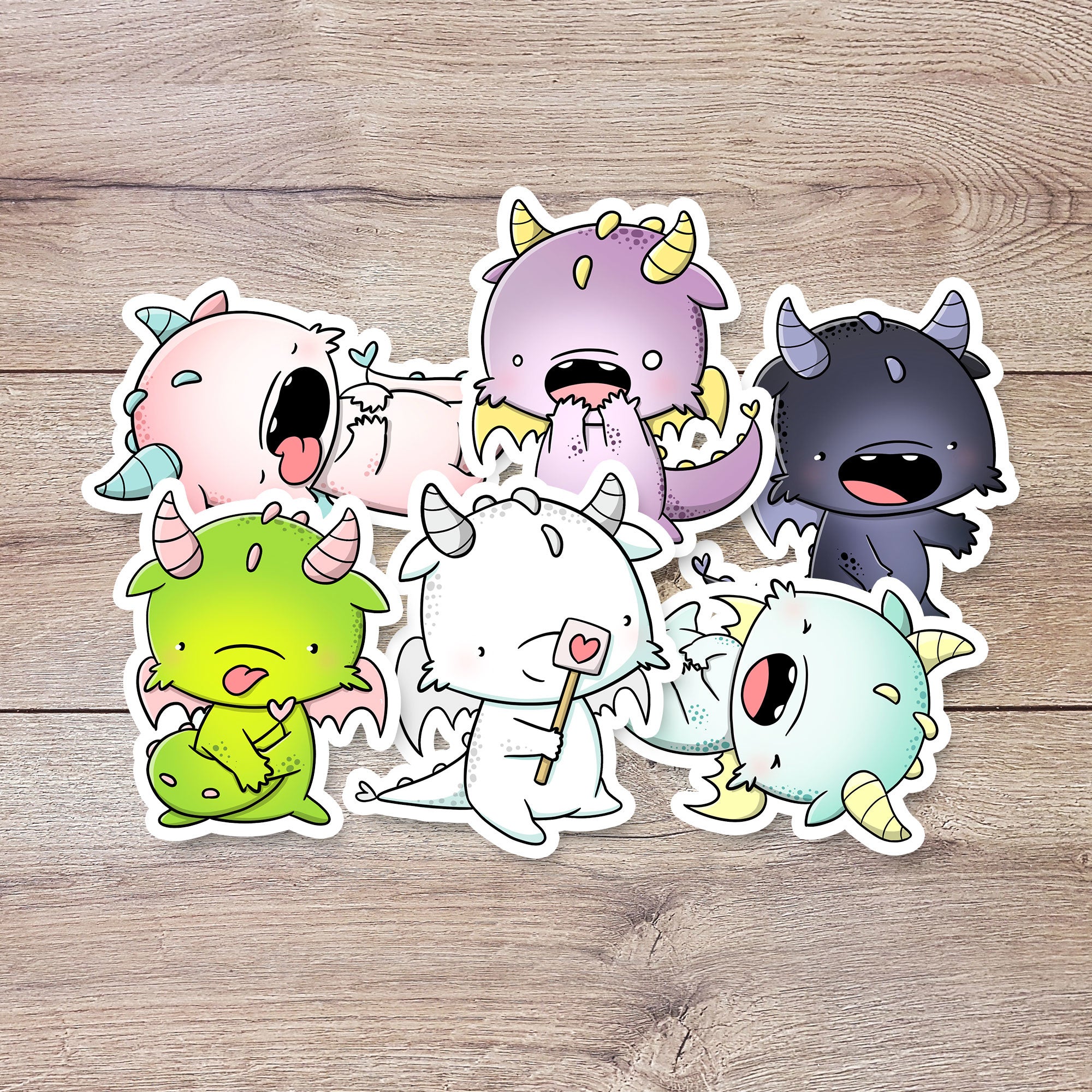 Stickerset - Dragons | CutieSquad