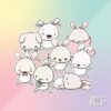 Stickerset - Kawaii Bunnies | CutieSquad