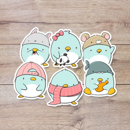 Stickerset - Kawaii Penguins | CutieSquad