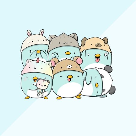 Stickerset - Penguin moods (LIMITED!) | CutieSquad