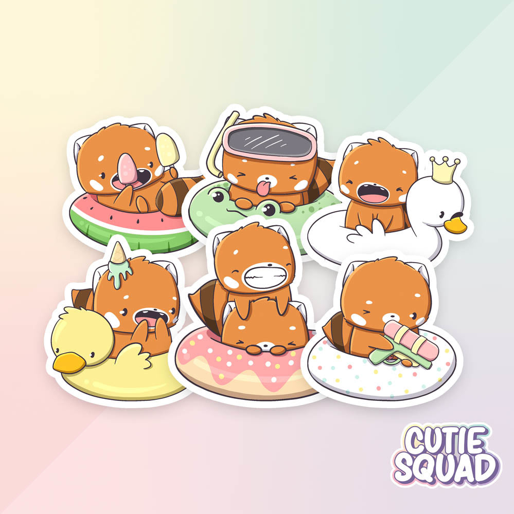 Stickerset - Pool Party | CutieSquad