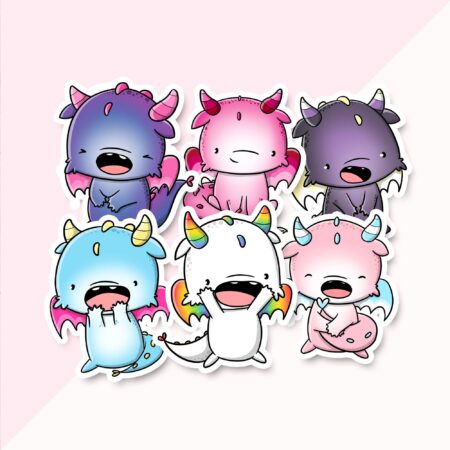 Stickerset - Pride Dragons (LIMITED!) | CutieSquad