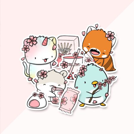 Stickerset - Sakura Season | CutieSquad