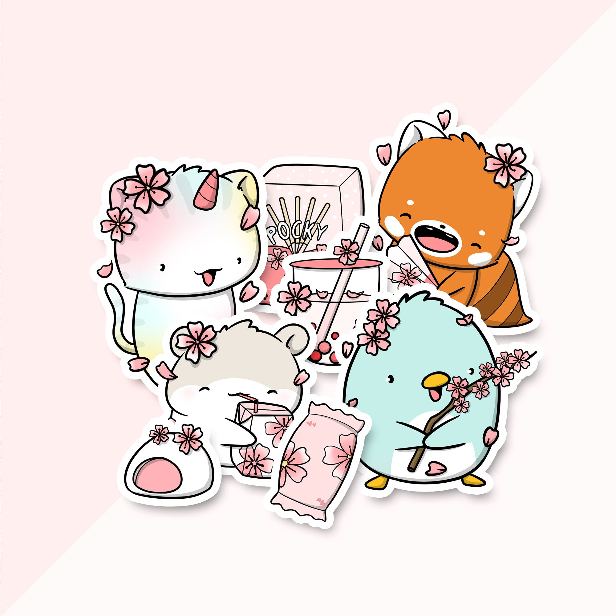 Stickerset - Sakura Season | CutieSquad
