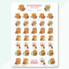 Stickervel - April Pandas (LIMITED!) | CutieSquad