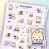 Stickervel Arcade Shibas - CutieSquad | CutieSquad