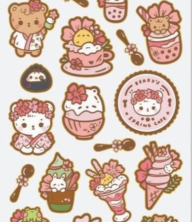 Stickervel - Berry's Spring Cafe | Stickii