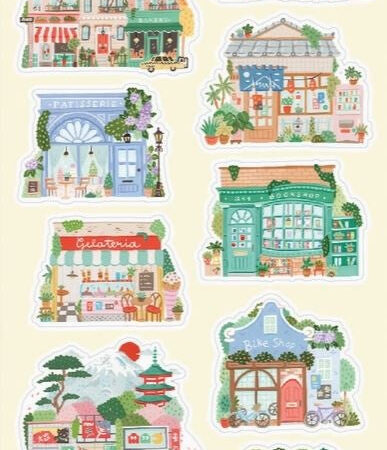 Stickervel Charming City Shops - Stickii | Stickii