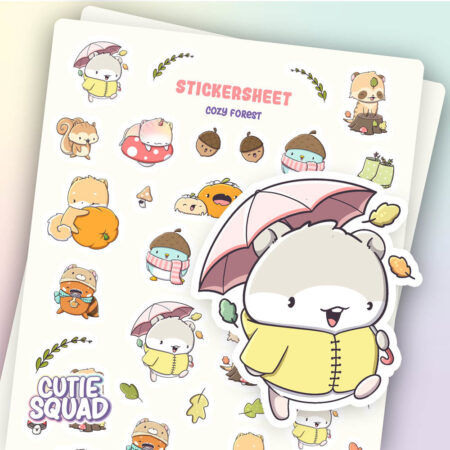 Stickervel - Cozy Forest | CutieSquad