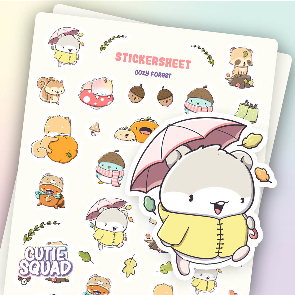 Stickervel - Cozy Forest | CutieSquad