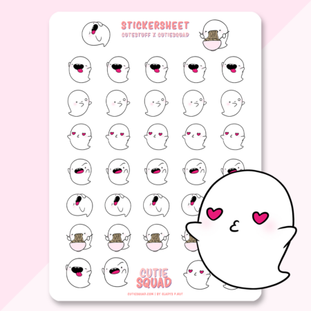 Stickervel - CuteStuff Ghost Yuki | CutieSquad