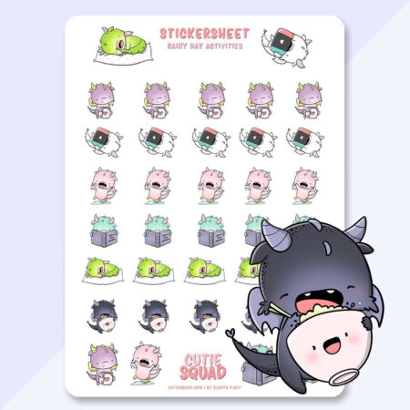 Stickervel - Dragons Rainy day activities (LIMITED!) | CutieSquad