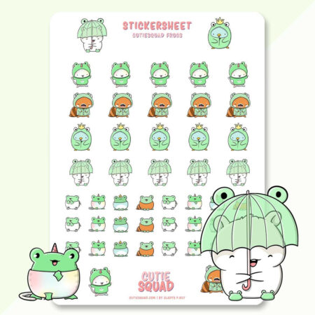 Stickervel - Frogs (LIMITED!) | CutieSquad
