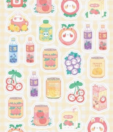 Stickervel Fruity Drinks - Stickii | Stickii