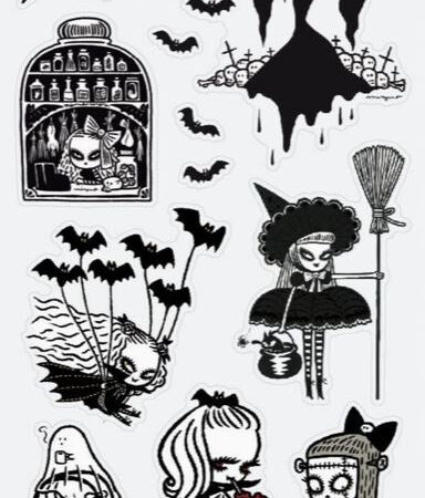 Stickervel Gals & Ghouls - Stickii | Stickii