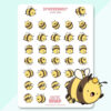 Stickervel - Happy bees (LIMITED!) | CutieSquad