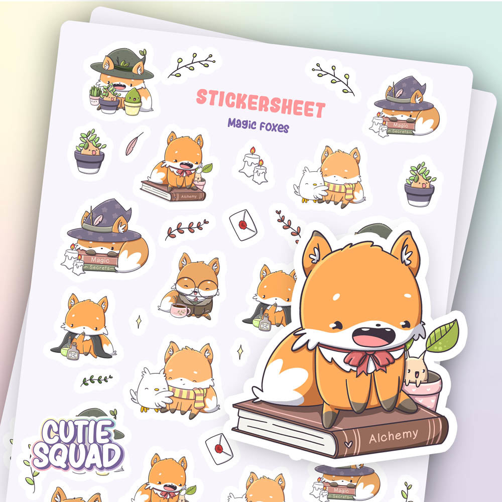 Stickervel - Magic Foxes | CutieSquad