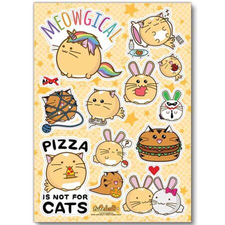 Stickervel - Meowgical | Fuzzballs