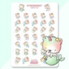 Stickervel - Mermaid Unikitties | CutieSquad