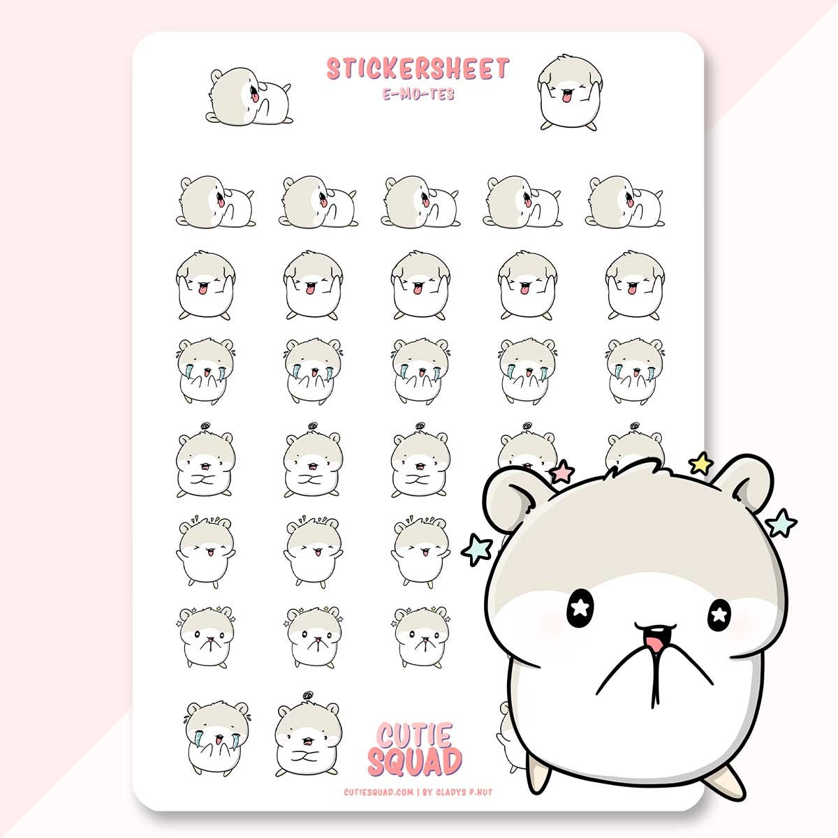 Stickervel - Mo's Emotes (LIMITED!) | CutieSquad