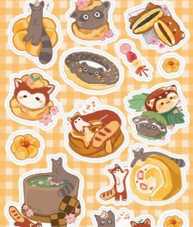 Stickervel Panda Picnic Snacks - Stickii | Stickii