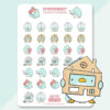 Stickervel - Pandemic penguins | CutieSquad