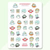 Stickervel - Penguin zodiacs (LIMITED!) | CutieSquad