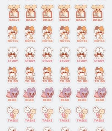Stickervel Planner Cuties - Stickii | Stickii