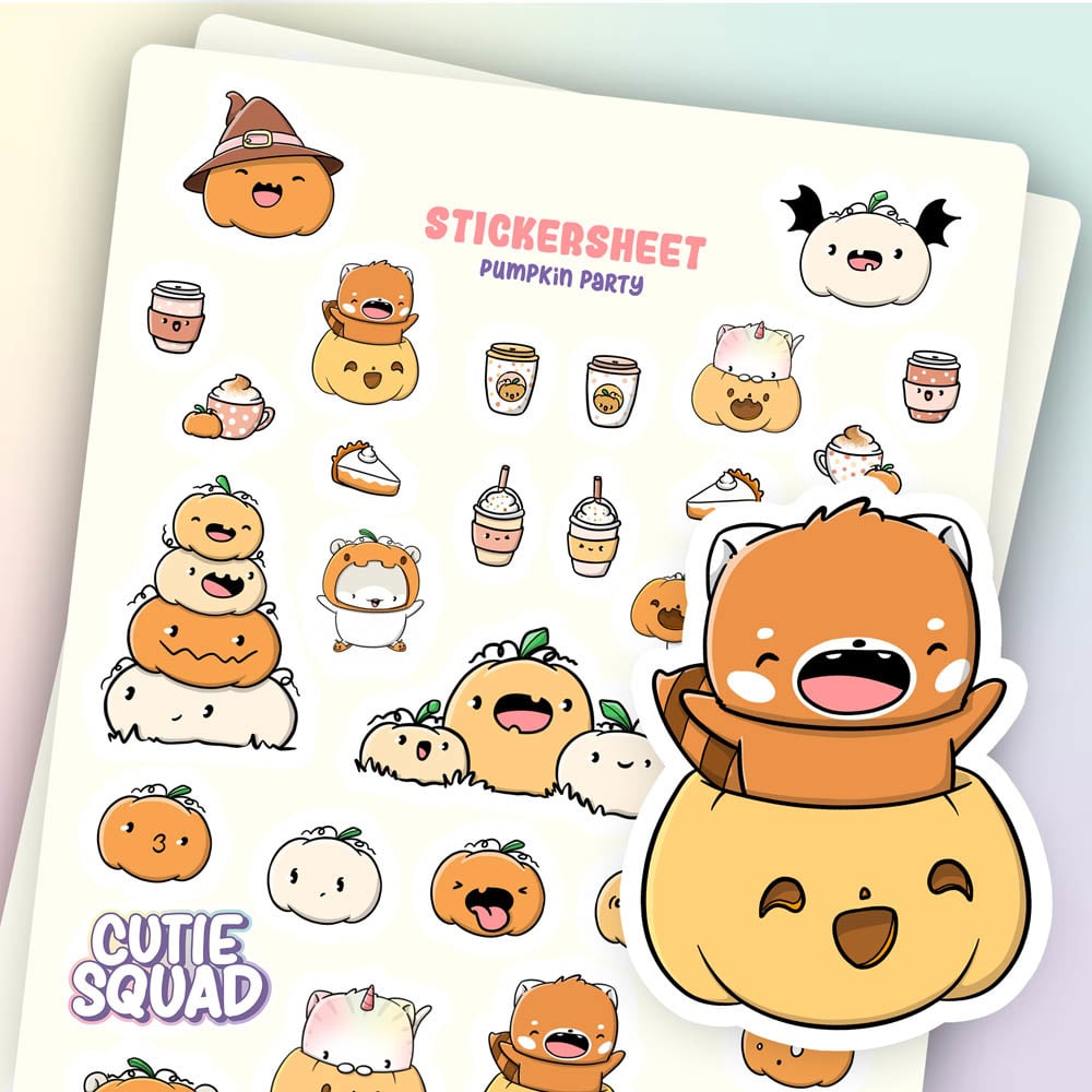 Stickervel - Pumpkin Party | CutieSquad