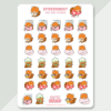 Stickervel - Red pandas fall | CutieSquad