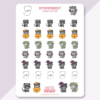 Stickervel - Spooky Cats | CutieSquad