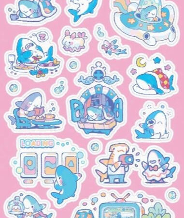 Stickervel -Stellar Sharks | Stickii