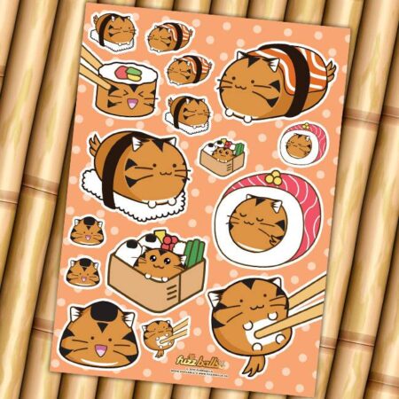 Stickervel - Sushi | Fuzzballs
