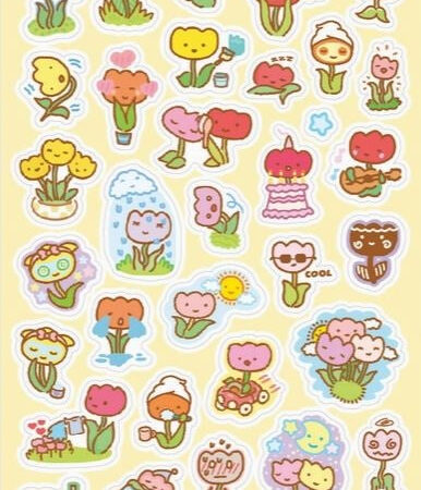 Stickervel Tulip Time - Stickii | Stickii