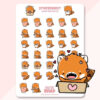 Stickervel - Valentine pandas (LIMITED!) | CutieSquad