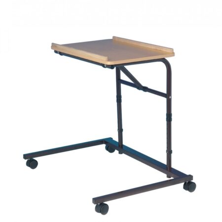 Stoelleestafel | Verrijdbaar | Met opstaande rand | Tafelblad: L 60 x B 40 cm | Verstelbaar | PR60195 | ThuiszorgwinkelXL
