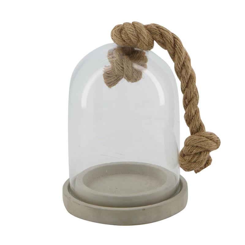 Stolp met touw glas Ø13