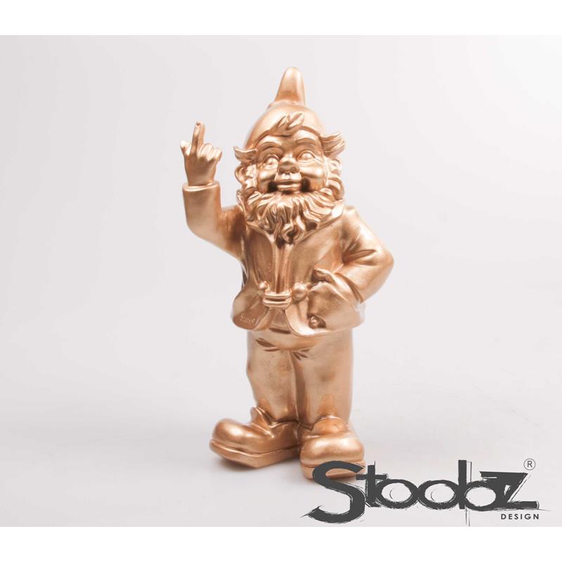 Stoobz Kabouter f*ck you goud 32cm | Stoobz Design