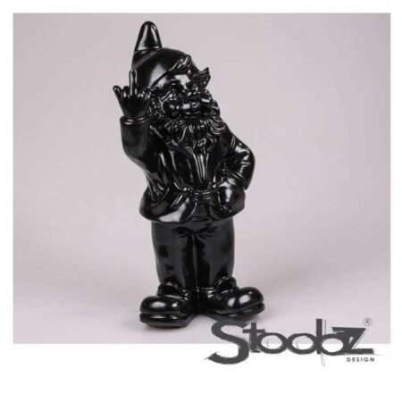 Stoobz Kabouter f*ck you zwart 10cm | Stoobz Design