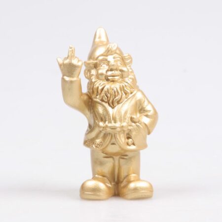 Stoobz kabouter f*ck you goud 10cm | Stoobz Design