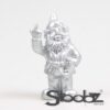 Stoobz kabouter f*ck you zilver 10cm | Stoobz Design