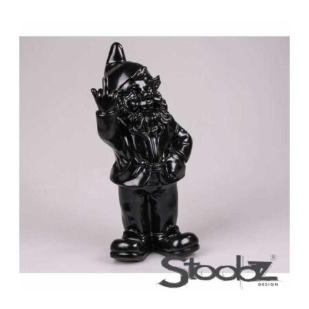 Stoobz kabouter f*ck you zwart 20cm | Stoobz Design