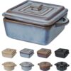 Stoofpannetje aardewerk vierk. of rond | Excelent Houseware