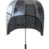 Stormparaplu Zwart met witte stippen / Replu | Replu